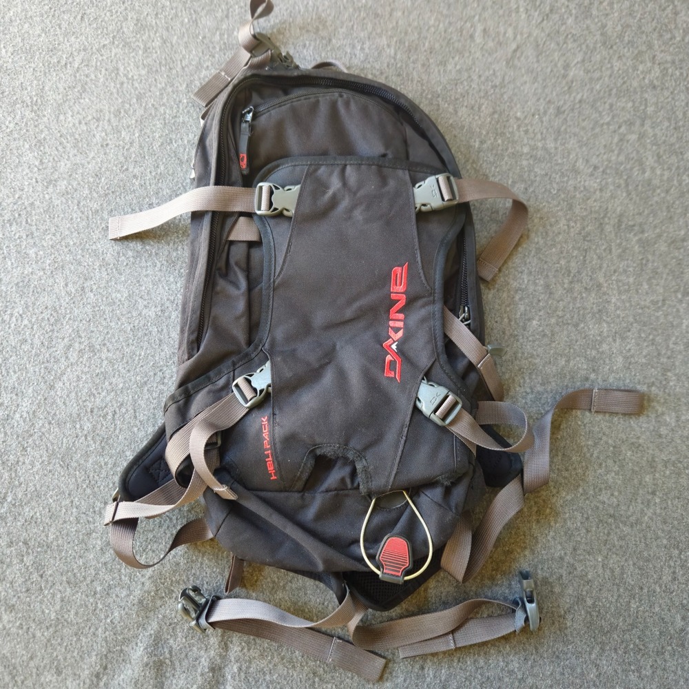 Dakine Heli Pack 11L Ski & Snowboard Backpack Red & Black Active Winter Skicore